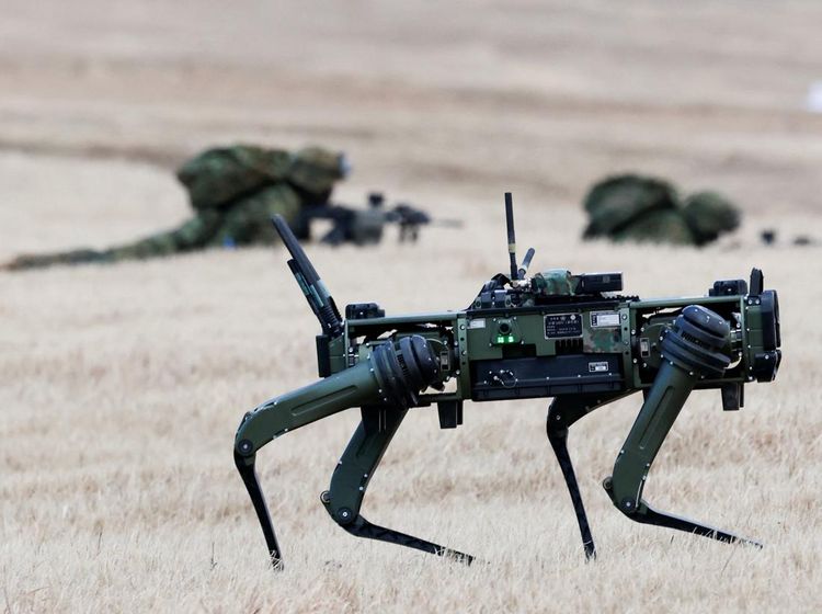 Robot Canggih Vision 60 Ikut Latihan Militer Jepang
