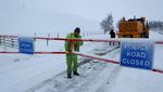 Salju Tebal, Jalan A93 di Glenshee Ditutup
