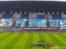 Gol Beckham Bawa Persib Unggul 1-0 atas Persija di Babak Pertama