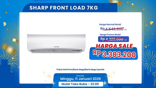 Beli AC Split 1 PK Lebih Hemat di Transmart Full Day Sale
