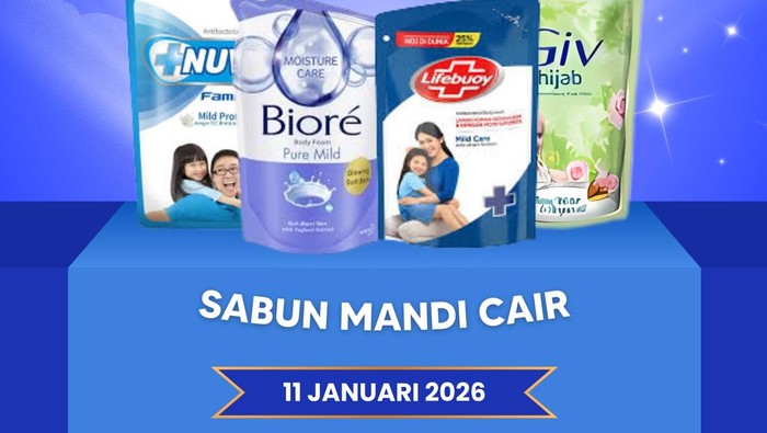 Cuma di Transmart Full Day Sale, Borong Sabun Mandi Cair Jadi Semurah Ini