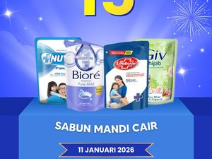 Cuma di Transmart Full Day Sale, Borong Sabun Mandi Cair Jadi Semurah Ini