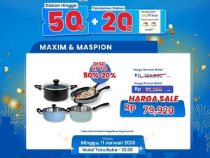Serbu! Peralatan Masak Diskon Gede-gedean di Transmart Full Day Sale