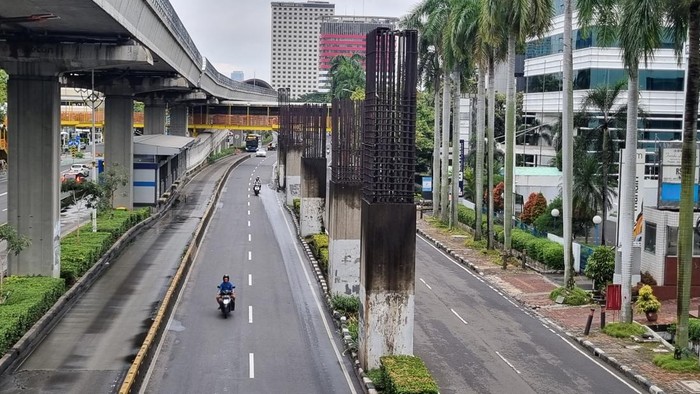 Biaya Bongkar Cuma Rp 254 Juta, Padahal Harga Tiang Monorel dulu Rp 193 M