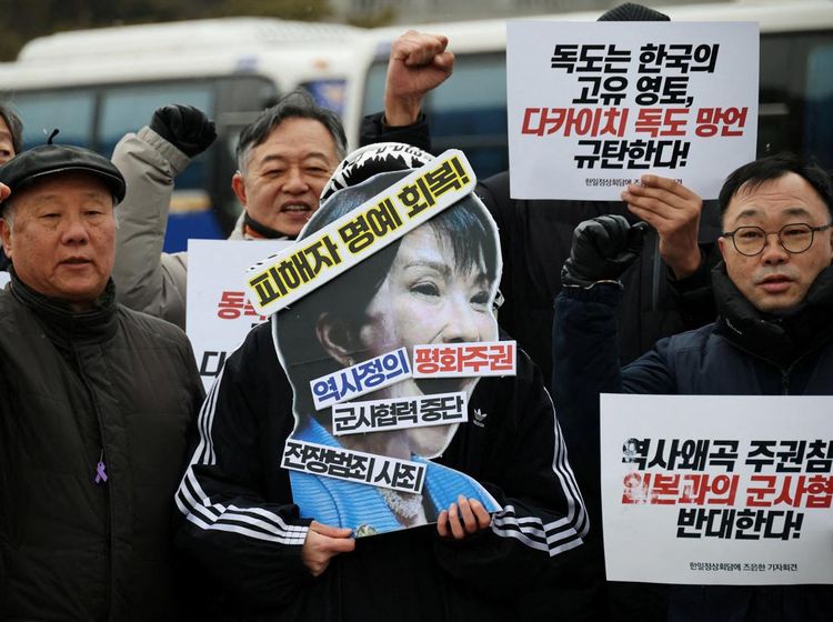 Aksi Protes Anti-Takaichi Pecah di Seoul Jelang Pertemuan Diplomatik