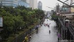 Banjir Rendam Mangga Dua, Jalan Gunung Sahari Ditutup