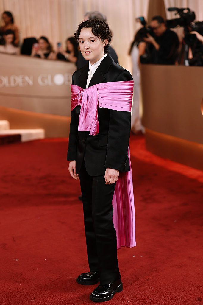 Bella Ramsey di karpet merah pada acara Golden Globes 2026 (Upacara Tahunan ke-83) yang diadakan di Beverly Hilton di Beverly Hills, CA pada hari Minggu, 11 Januari 2026.