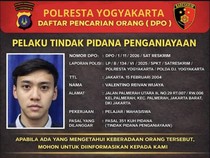 Valentino Reivan Pelaku Penganiayaan Diburu Polresta Jogja