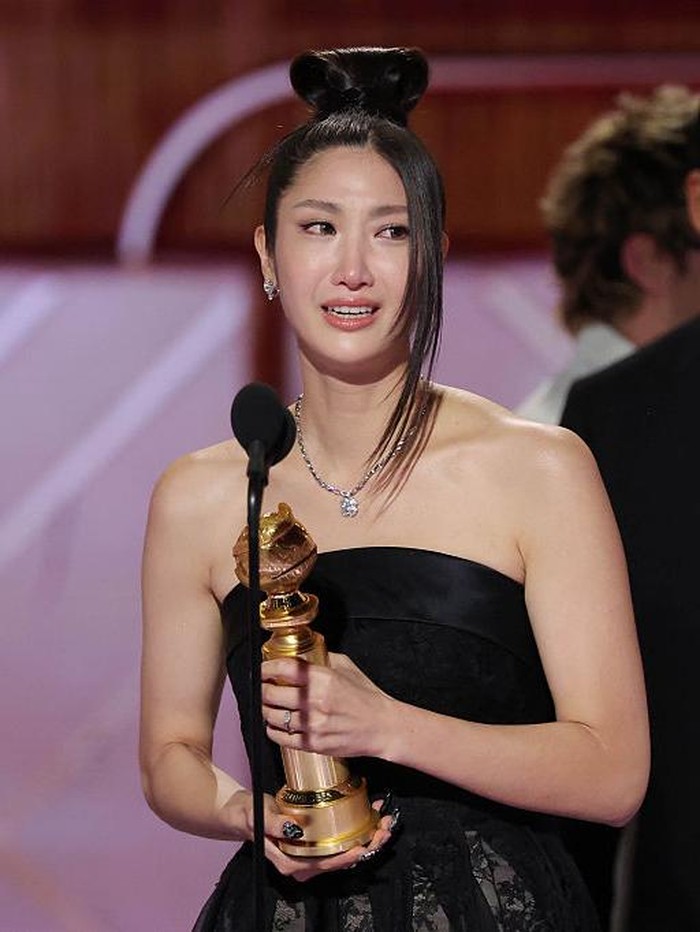 Ejae at the 83rd Annual Golden Globes held at The Beverly Hilton on January 11, 2026 in Beverly Hills, California. (Photo by Rich Polk/2026GG/Penske Media via Getty Images)