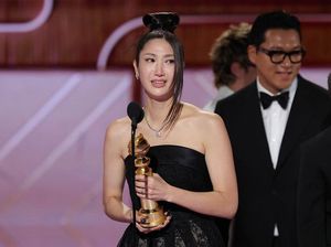 Video Pidato Emosional EJAE di Golden Globes atas Kemenangan Golden