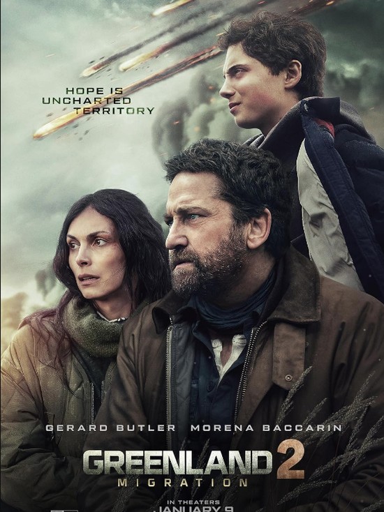 Cuplikan adegan dalam film Greenland 2: Migration (2026).