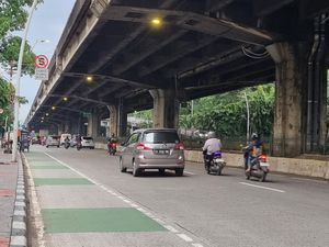 Banjir di Jalan Boulevard dan Yos Sudarso Jakut Surut, Lalin Kembali Normal