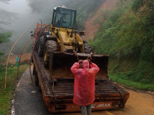 Kendaraan sudah bisa melewati ruas jalan Reo-Ruteng, Manggarai, NTT, Senin (12/1/2026).