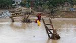 Jembatan Gantung Pulihkan Akses Dua Kecamatan Pascabanjir Aceh Tamiang