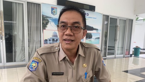 Kepala PUPRPKP Lombok Barat, Lalu Ratnawi. (M. Zahiruddin/detikBali)