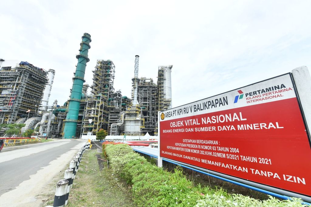 Kilang Pertamina Internasional RU V Balikpapan. (Dok. Pertamina)