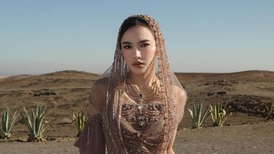 Gaya Totalitas Mahalini Kondangan di Maroko, Gaunnya Karya Desainer BLACKPINK