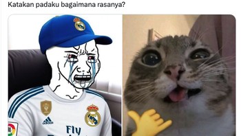 Bagaimana rasanya kalah dua kali beruntun? Foto: X.com