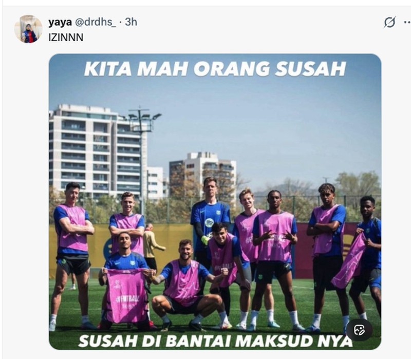 Meme Madrid Dikalahkan Barca