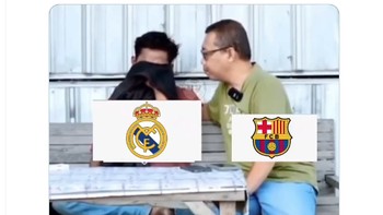 Jangan sedih terus ya fans Madrid. Foto: X.com