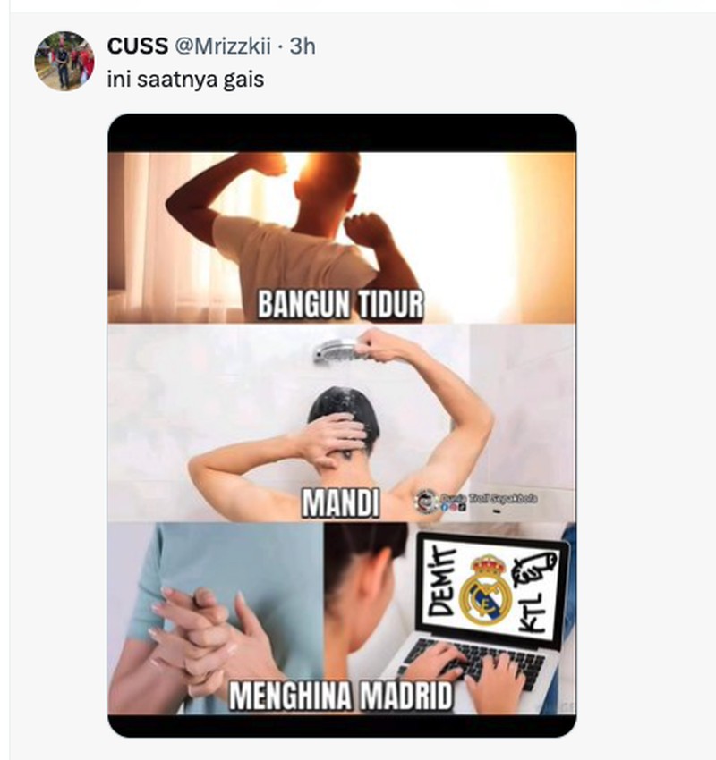 Meme Madrid Dikalahkan Barca