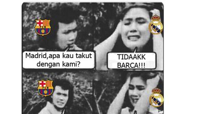 Meme Kocak & Menohok Gentayangan Usai Real Madrid Dikalahkan Barcelona