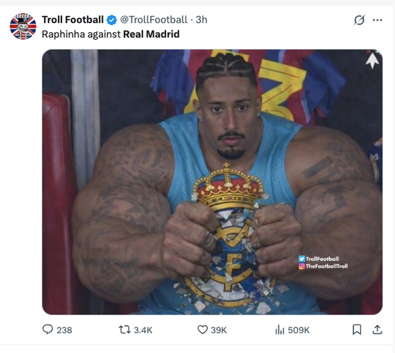 Meme Madrid Dikalahkan Barca