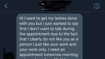 Dia nggak suka sama orang yang dia mintai tolong, bahkan bilang terang-terangan. Terus, dia berharap apa? Foto: danyellsdan via Bored Panda