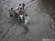 Titik Banjir di Jakarta Berkurang, Kini Tersisa 11 RT