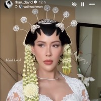 Akad nikah DJ Patricia Schuldtz dan putra Tommy Soeharto, Darma Mangkuluhur, digelar di kawasan Sentul, Jawa Barat, pada Minggu (11/01/26). Di momen tersebut Patricia tampil anggun jadi pengantin Jawa. Foto: Instagram/@rhay_david
