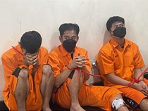 Penampakan 3 Maling Motor Tembak Warga di Jakbar Kini Berbaju Tahanan