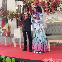 Viral! Pengantin di Tasikmalaya Menikah Pakai Konsep Cosplay Demon Slayer