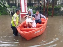 28 RT dan 46 Ruas Jalan Jakarta Tergenang Banjir per Siang Ini