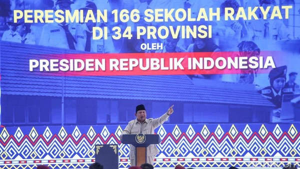 Prabowo Resmikan Sekolah Rakyat di 166 Titik Indonesia