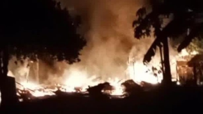 Rumah warga di Air Upas dibakar OTK