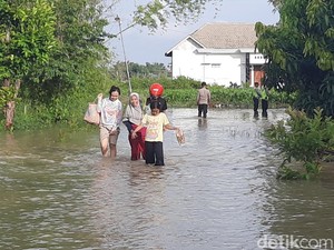 Banjir di Pati Merata, 50 Desa Terdampak-Puluhan Warga Mengungsi