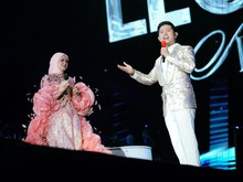 Aksi Cakra Khan di Konser Siti Nurhaliza
