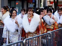 Generasi Muda Jepang Rayakan Hari Kedewasaan dengan Balutan Kimono