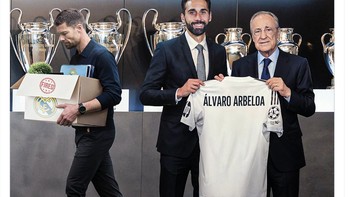 Real Madrid memecat Xabi Alonso dan menggantinya dengan Alvaro Arbeola. Foto: X.com