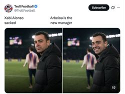 Meme Xabi Alonso Dipecat Real Madrid