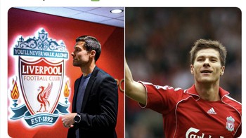 Netizen ini menilai Xabi Alonso ditakdirkan melatih Liverpool. Foto: X.com