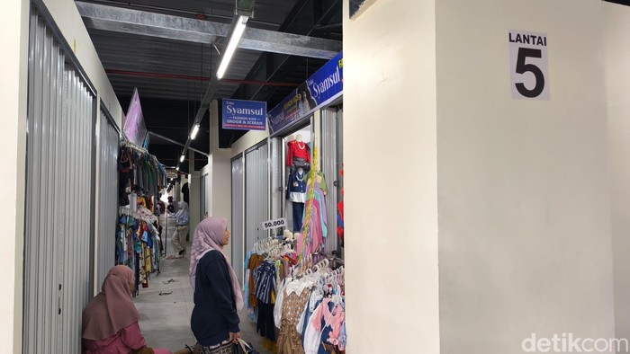 Pasar Pagi Samarinda yang hampir rampung direvitalisasi.