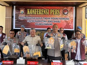 4 Kurir Sabu 3,2 Kg Jaringan Malaysia Ditangkap di Pinrang