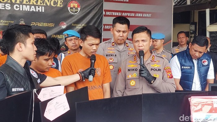 polisi amankan satpam pemkot cimahi yang edarkan ganja