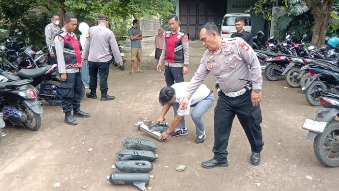 Tak Ada Ampun, Polresta Bandung Gencar Tindak Pengendara Berknalpot Brong