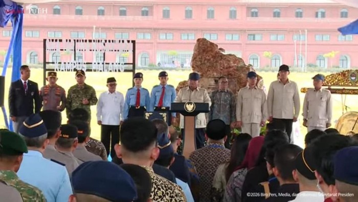 Prabowo Resmikan SMA Taruna Nusantara Terintegrasi di Malang
