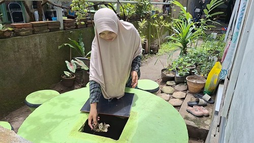 Salah satu tempah dedoro di Lingkungan Marong, Kelurahan Karang Tatah, Mataram. (Nathea Citra/detikBali)