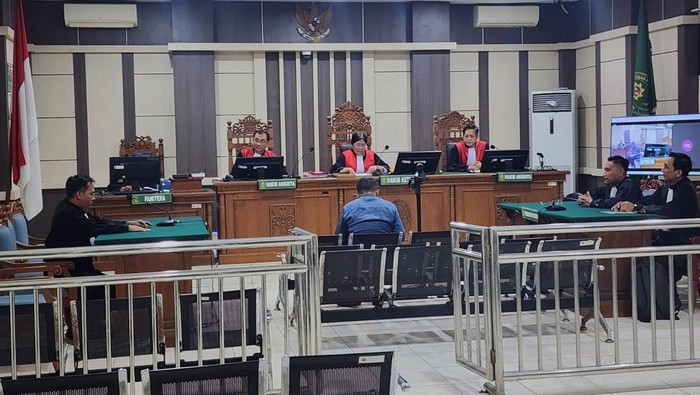 Sidang putusan mantan Kepala Desa Manggis, Kecamatan Mojosongo, Kabupaten Boyolali, Muhajirin.