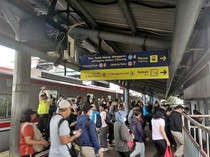 KRL Kampung Bandan Beroperasi Lagi Usai Jalur Kebanjiran