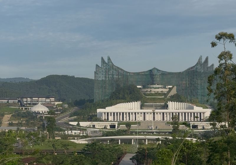 Suasana IKN pada Selasa (13/1/2025)-(Eva/detikcom)